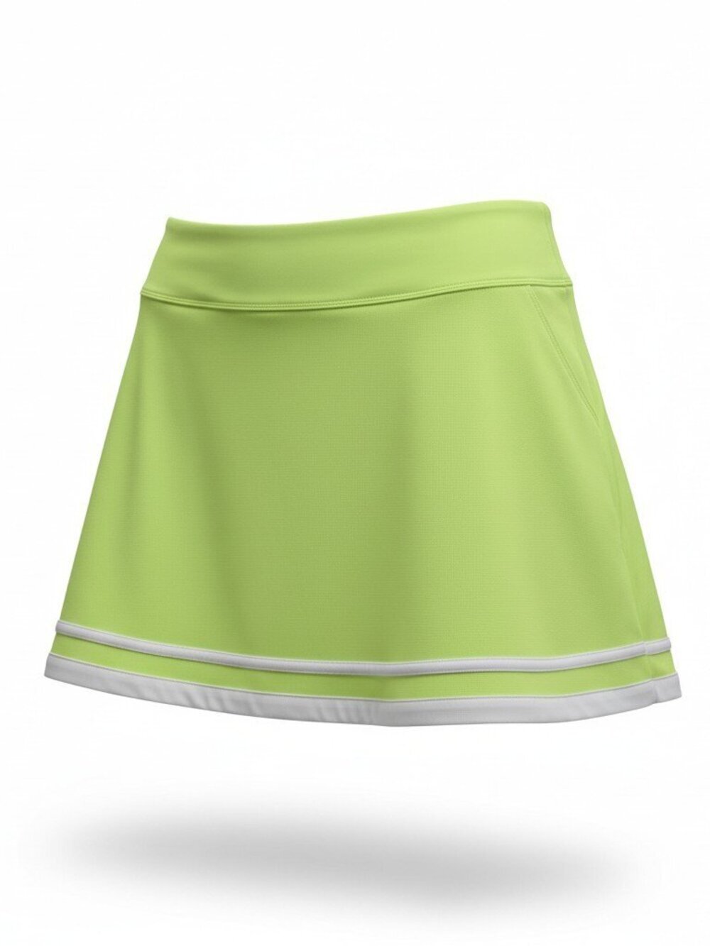 Tennis Skirt Golf Pickleball Penguin by Munsingwear Women's Green Skort Sz L NWT
